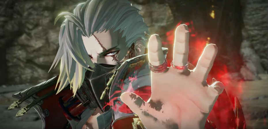 Um dos personagens vampiros de Code Vein