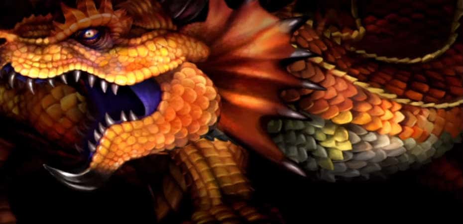 Imagem do dragão de Dragon's Crown.