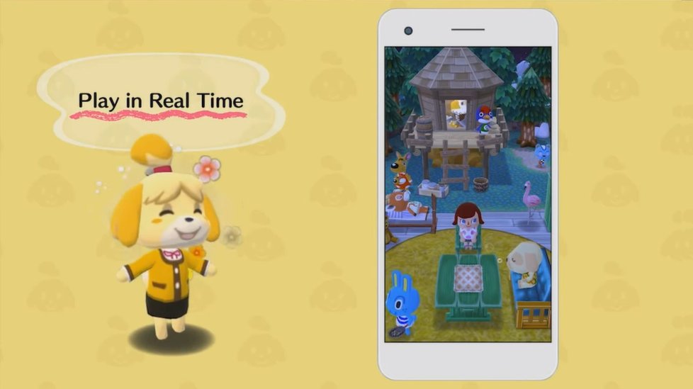 Tempo real em Animal Crossing: Pocket Camp