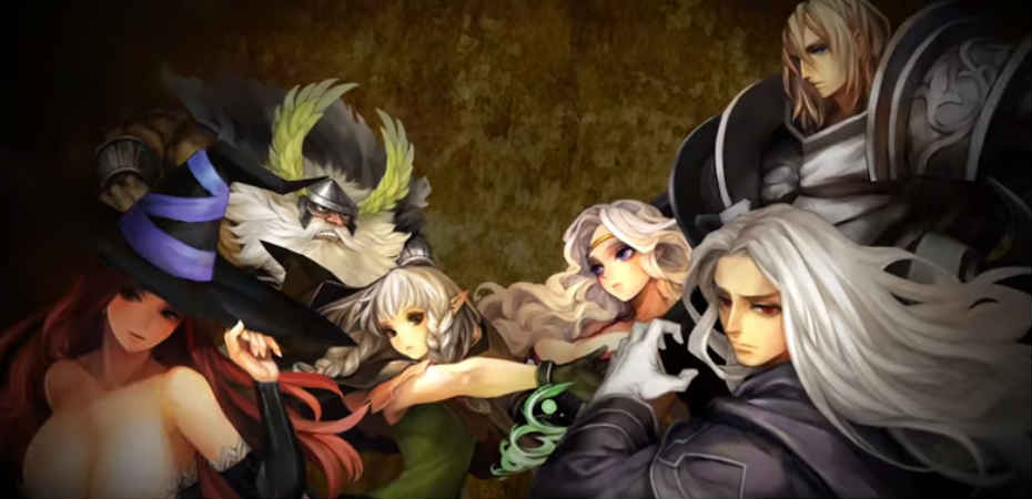 Arte de personagens do jogo Dragon's Crown Pro