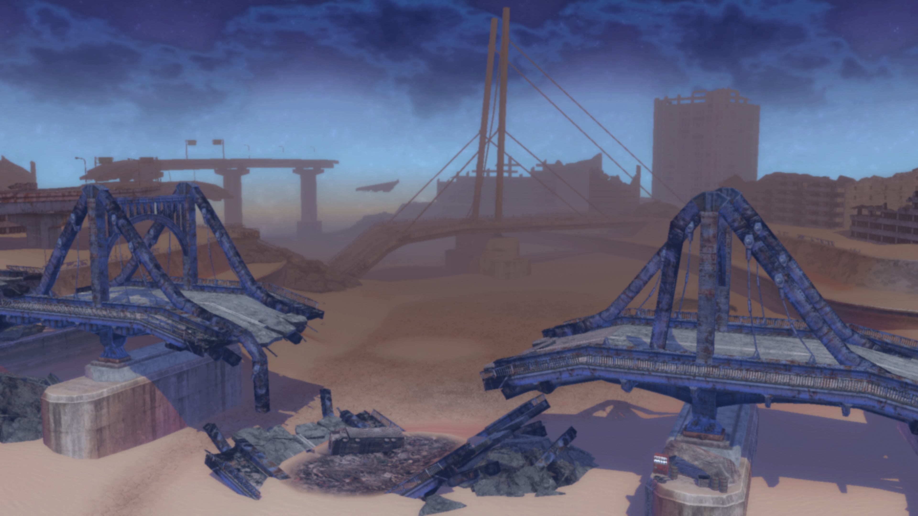 Imagem do cenário de Metal Max Xeno