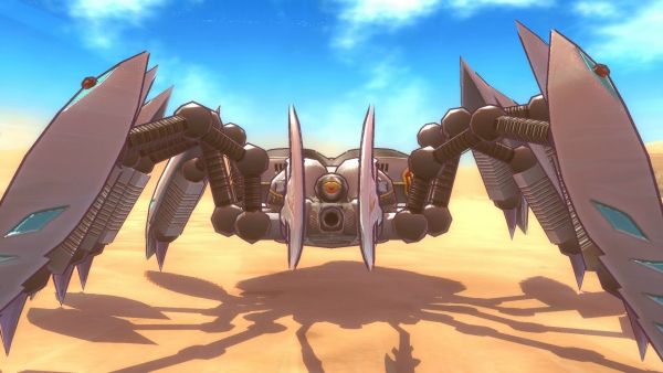 Um monstro da raça "SoNS" de Metal Max Xeno