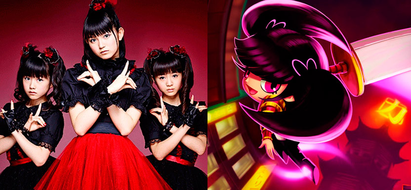 Baby Metal e Kim, protagonista do jogo Keen da Cat Nigiri