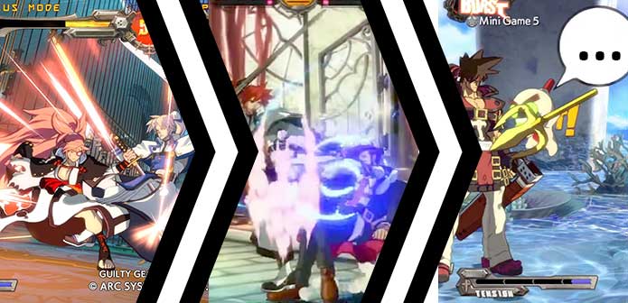 Fluxo de treino de Guilty Gear