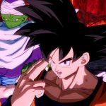 Goku, Kuririn, Piccolo e Vegeta em Dragon Ball FighterZ