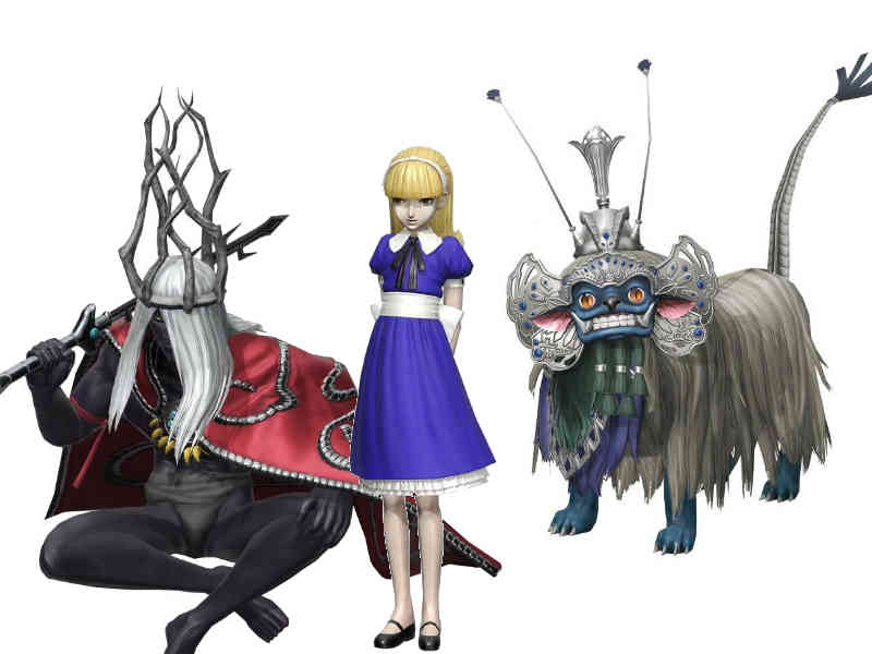 Modelos 3D de demônios do jogo Dx2 Shin Megami Tensei: Liberation