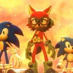 Imagem dos três protagonistas de Sonic Forces