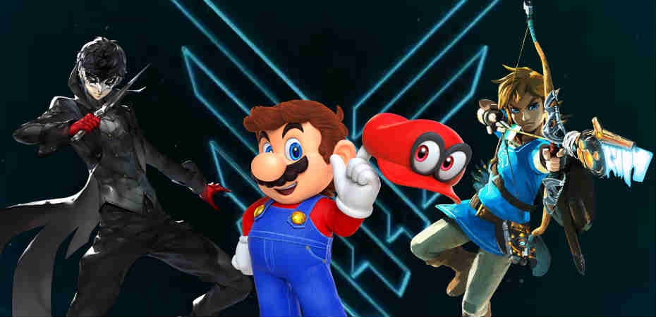 Super Mario Odyssey, Persona 5 e Breath of the Wild na The Game Awards 2017