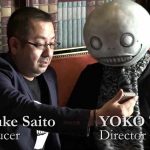 Imagem de Yosuke Saito e Yoko Taro.