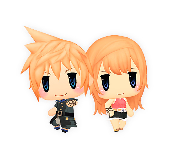 Lann e Reynn de World of Final Fantasy: Meli-Melo