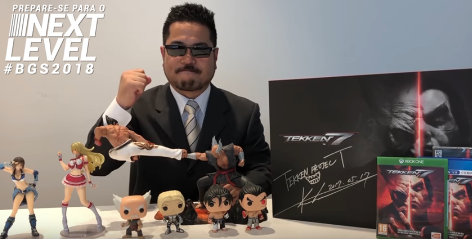 Katsuhiro Harada em vídeo para Brasil Game Show 2018