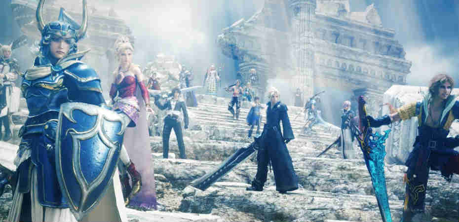 Imagem da abertura de Dissidia Final Fantasy NT