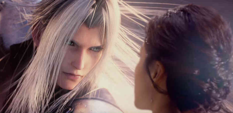 Imagem do trailer da montanha-russa de Final Fantasy