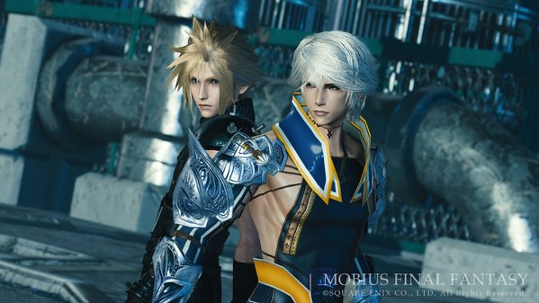 Cloud de Final Fantasy VII Remake em Mobius Final Fantasy