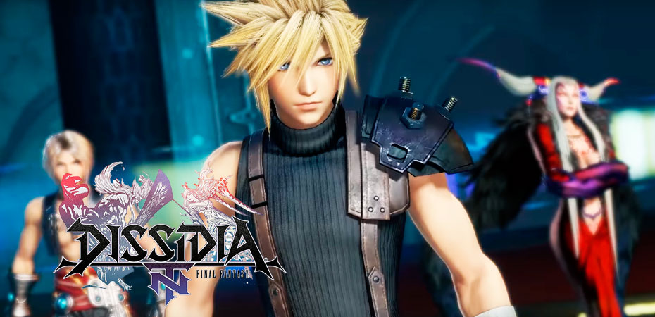 Imagem mostrando Cloud, um dos 28 personagens jogáveis de Dissidia Final Fantasy NT