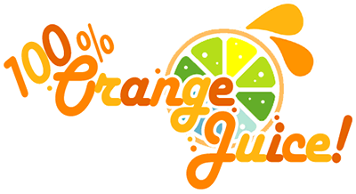 Logotipo de 100% Orange Juice