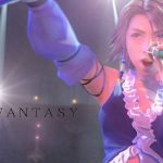 Imagem de Final Fantasy X-2 com as palavras "Idol Fantasy".
