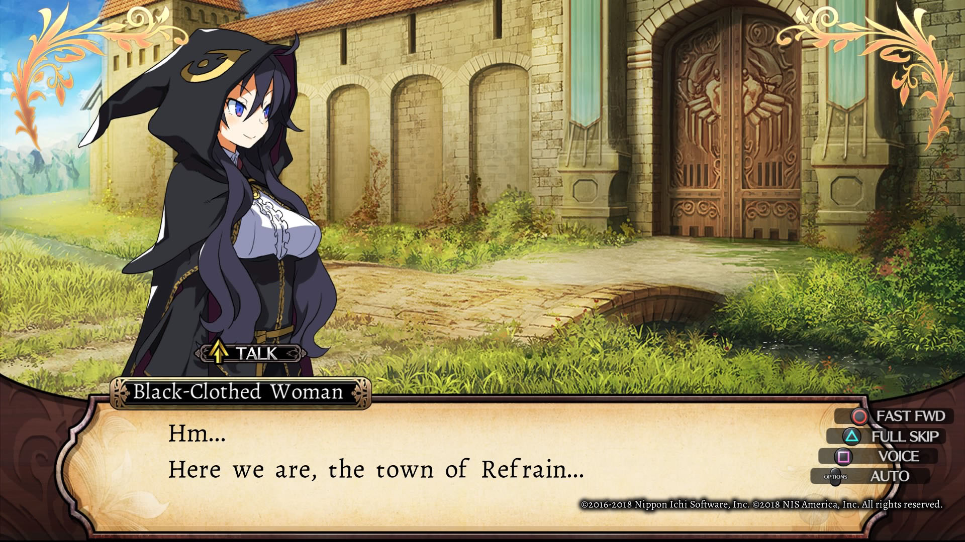 Imagem de gameplay de Labyrinth of Refrain