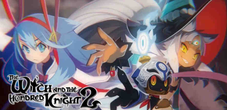 Arte e logo de The Witch and the Hundred Knight 2