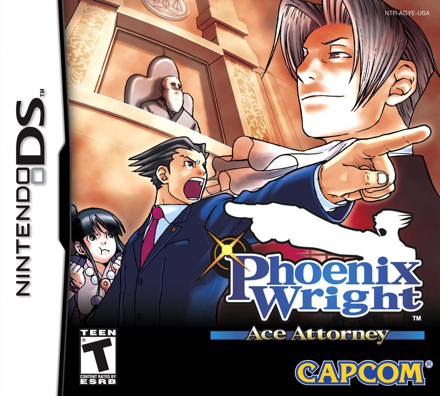 Capa ocidental de Phoenix Wright: Ace Attorney