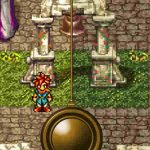 Imagem exibindo gráficos de Chrono Trigger para PC e SNES