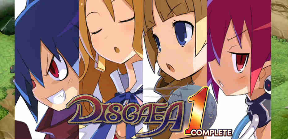 Logo e captura de tela de Disgaea 1 Complete