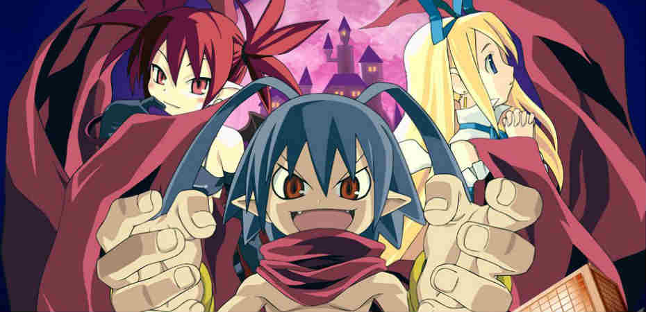 Ilustração de personagens que retornaram no futuro remake de Disgaea