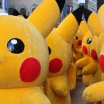 Foto de exercito de Pikachu não necessariamente relacionado ao futuro parque de Pokémon