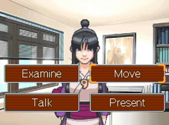 Captura de tela do jogo Phoenix Wright: Ace Attorney