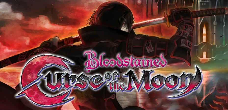 Arte e logo de Bloodstained: Curse of the Moon