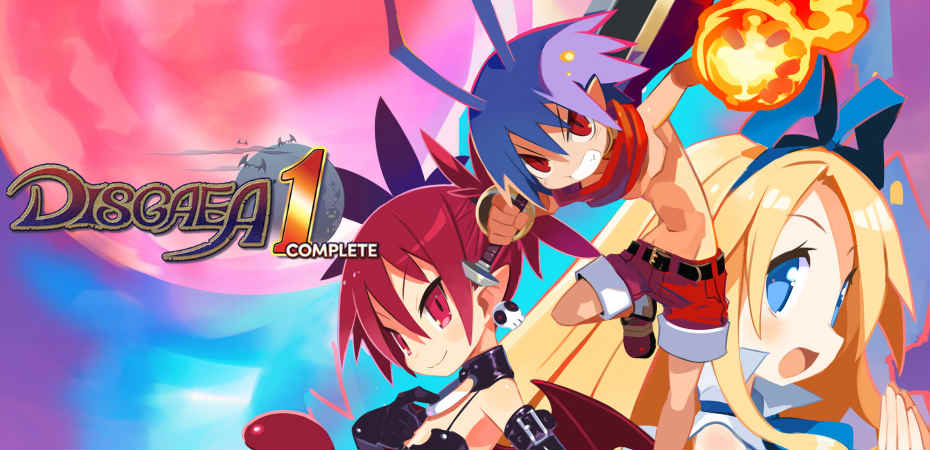 Logo e arte de Disgaea 1 Complete