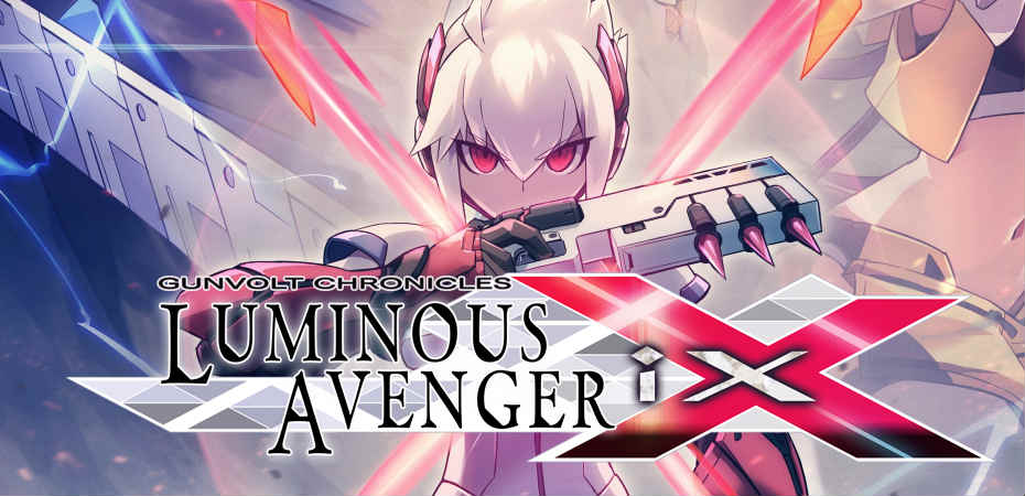 Arte e logo de Gunvolt Chronicles: Luminous Avenger iX