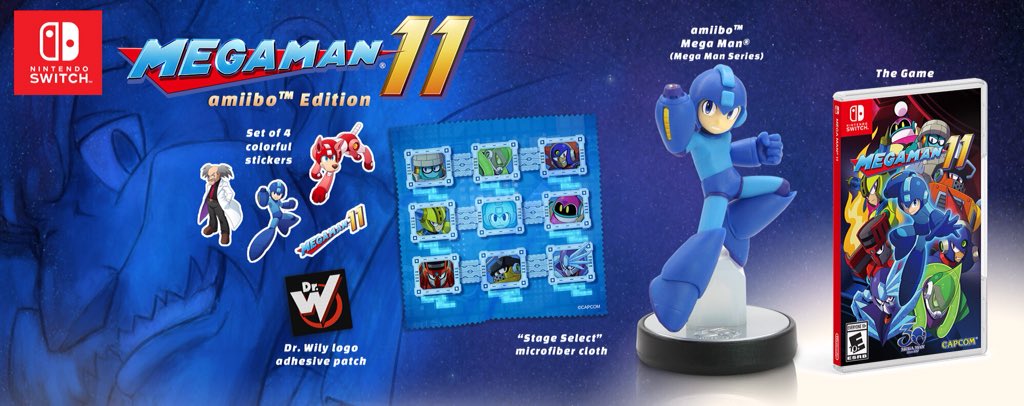 Mega Man 11 Amiibo Edition