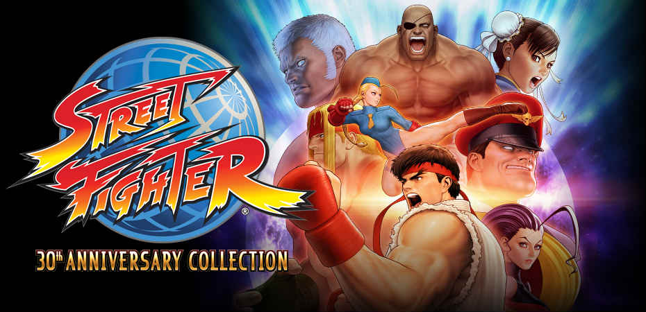 Arte e logo de Street Fighter 30th Anniversary Collection