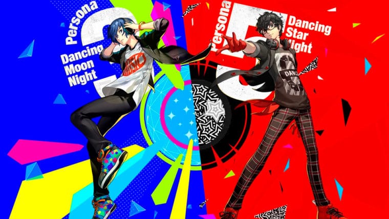 Arte dos mais novos jogos da série Persona