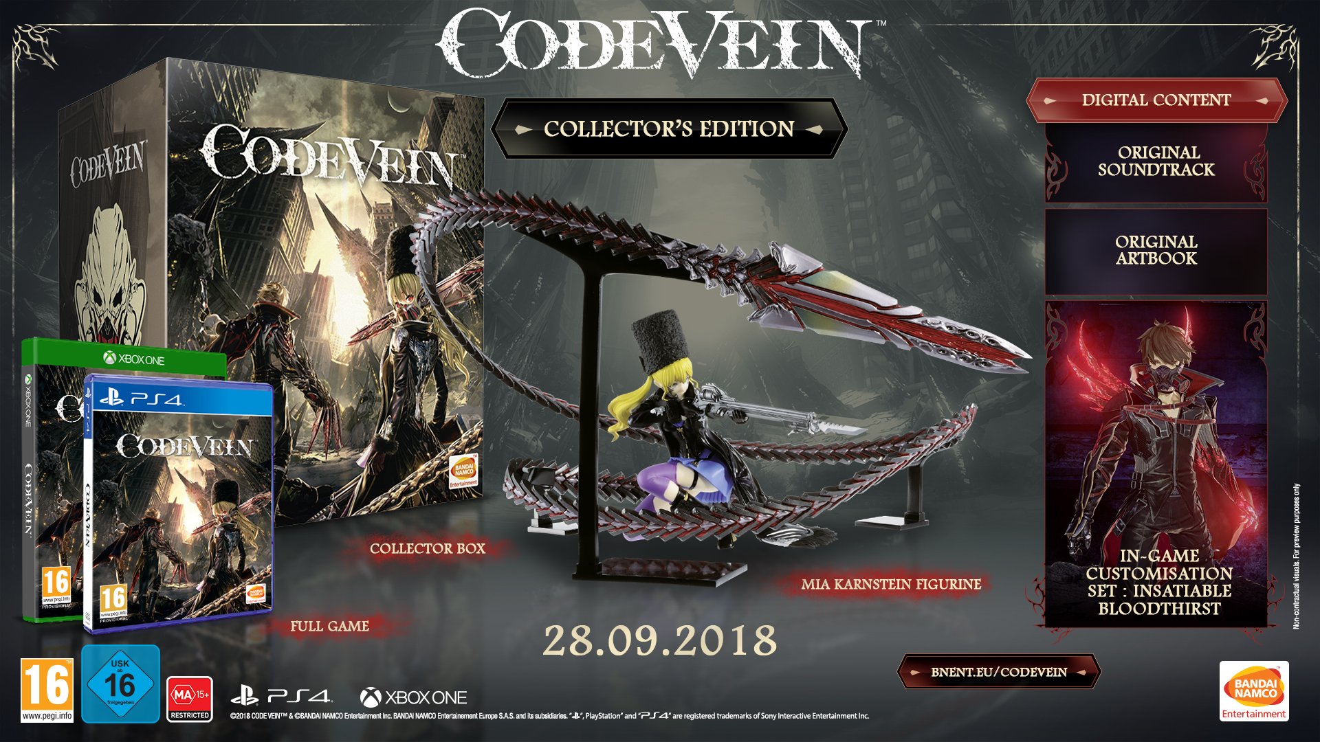 Edição de colecionador de Code Vein