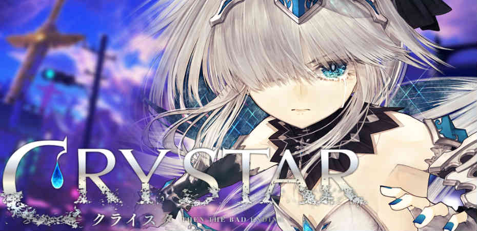 Artwork e logo do RPG de ação Crystar