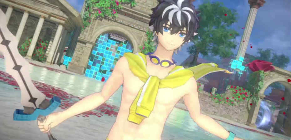 Screenshot de Charlemagne em Fate/Extella Link