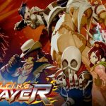 Arte e logo do jogo Fighting Ex Layer