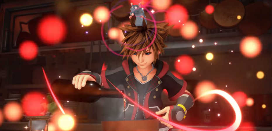 Screenshot de Sora e Remy em Kingdom Hearts 3 (KH3)