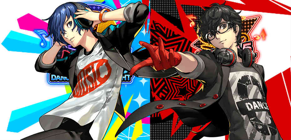 Arte de Persona 3 e Persona 5 Dancing