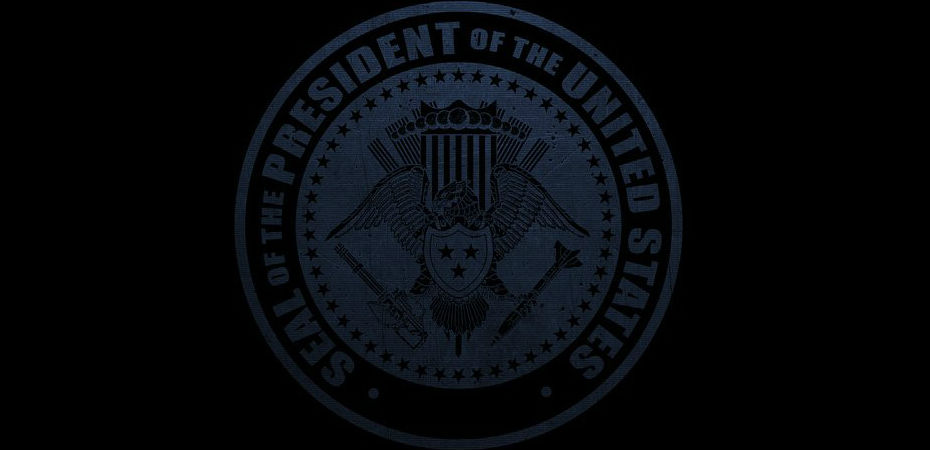 Selo presidencial semelhante ao de Metal Wolf Chaos