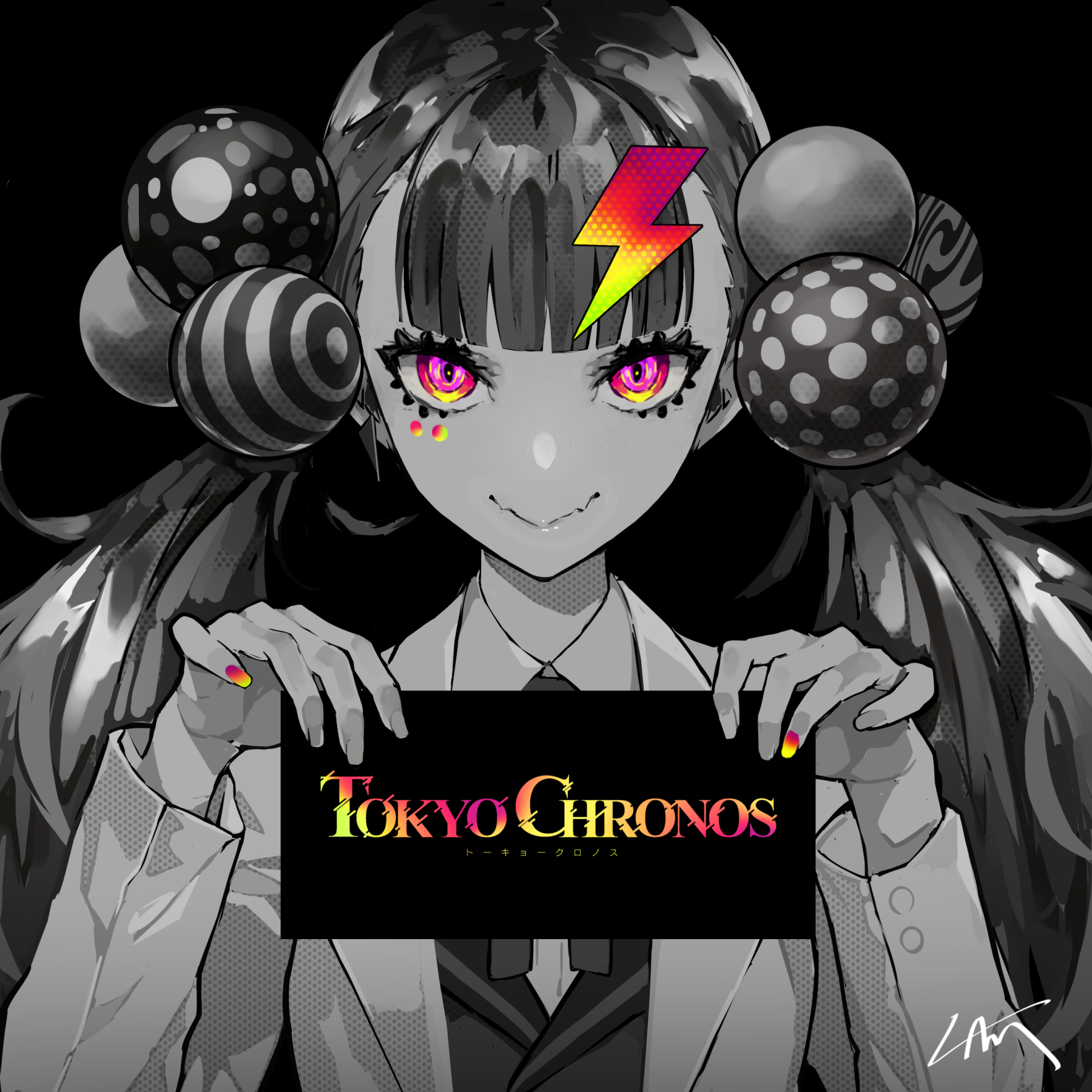 Artwork de uma personagem de Tokyo Chronos