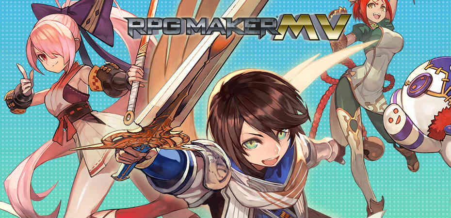 Logo e artwork de RPG Maker MV