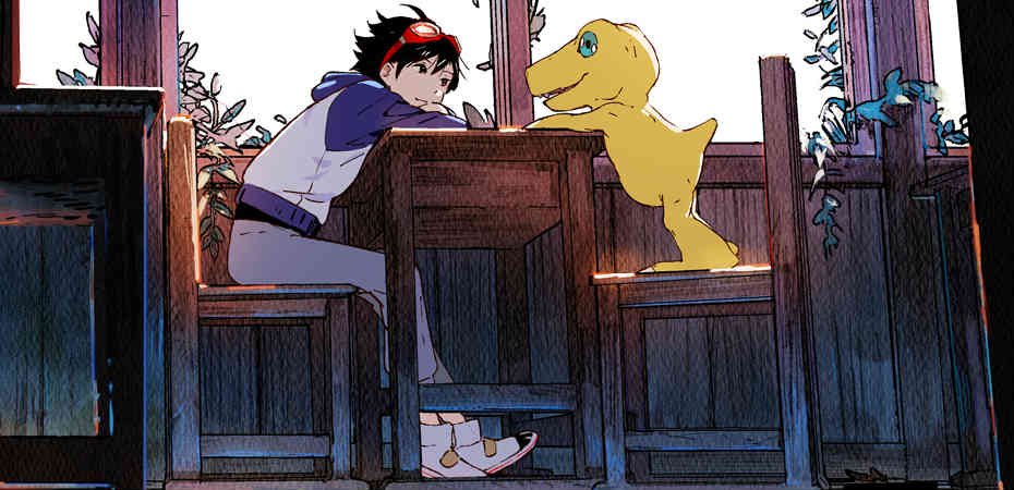 Ilustração de Digimon Survive