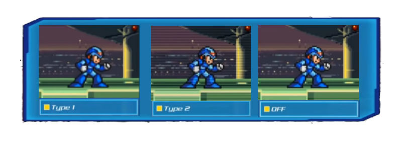 Filtros em Mega Man X Legacy Collection