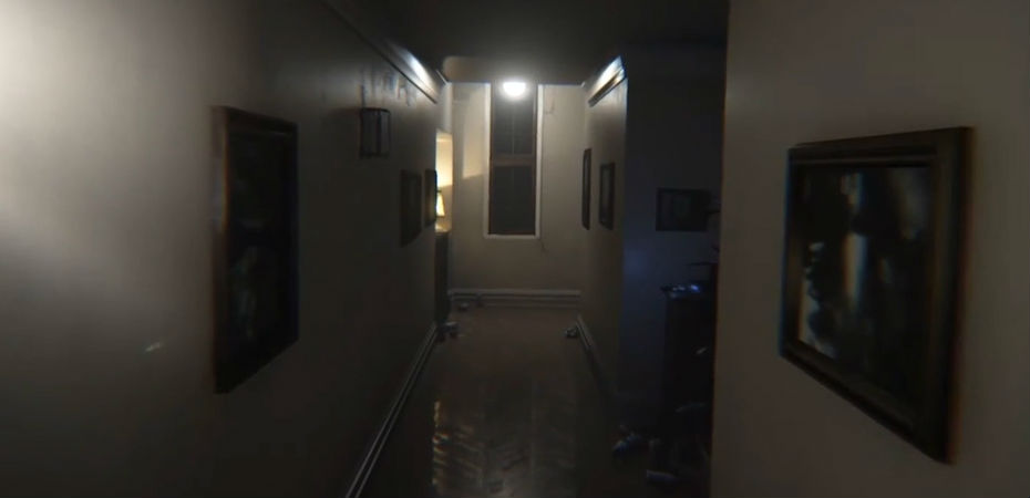 Screenshot do remake de P.T. para PC