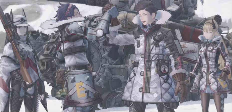 Screenshot da abertura de Valkyria Chronicles 4