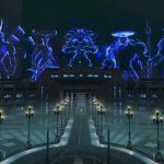 Imagem da cidade de Insomnia de Final Fantasy XV em Dissidia Final Fantasy NT