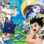 Artwork do arco Greed Island do anime Hunter x Hunter, inspiração para o novo jogo "Greed Adventure".